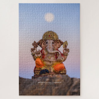 Lua sobre Ganeshji 20x30 Quebra-cabeça