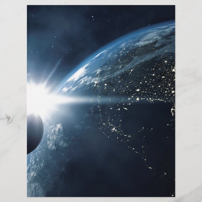 Lua terrestre e sol (Frente)