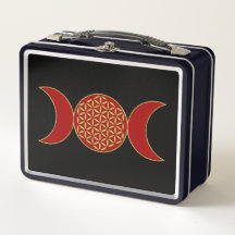 Lua Tripla Mágica - Flor Espiritual Da Vida 1 Hood