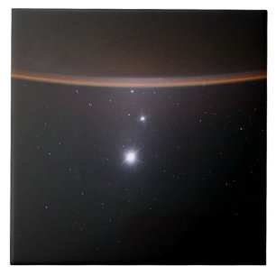 Lua, Vênus, Júpiter e Terra (ISS) (NASA) (Espaço)