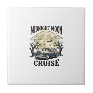 Lua Vintage Carro Gótico Clássico Auto Halloween D