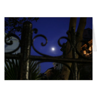 Luar no cartão fácil grande