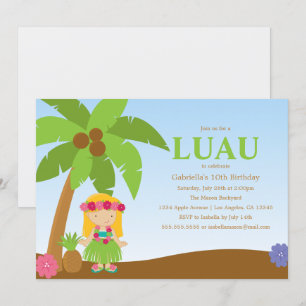 Luau   Convite de Grupo