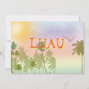 Luau Doce Dezesseis Convites Havaianos