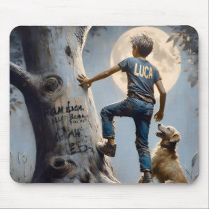 LUCA ~ Aniversário Ouro Retriever ~ Mousepad