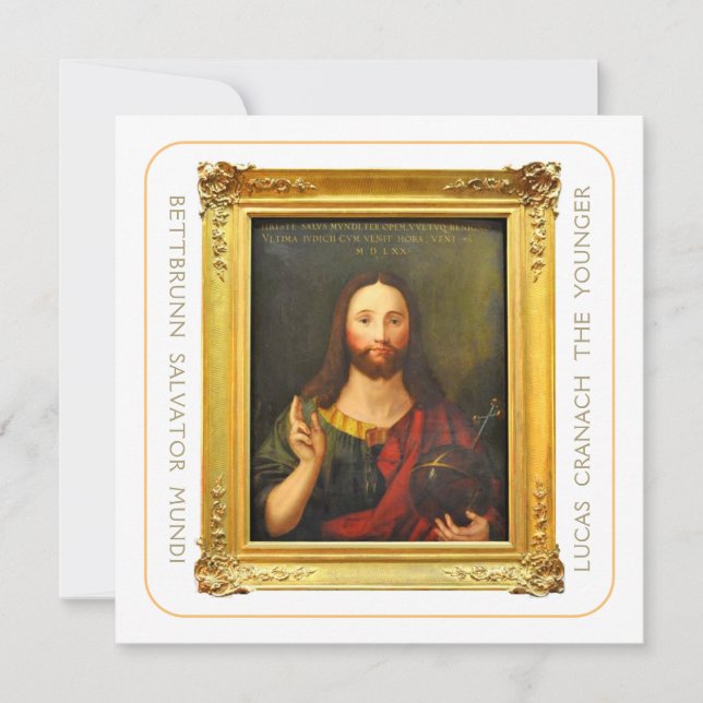 Lucas Cranach, o Younger Salvator Mundi Hi-Def (Frente)