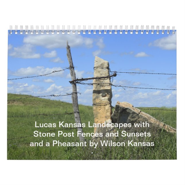 Lucas Kansas Landscapes Calendário de Posto da Ped (Capa)