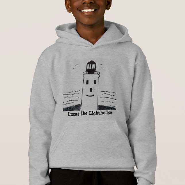 "Lucas o Farol" Moletom para Meninos e Meninas (Frente)