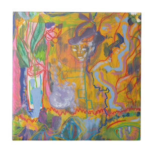 Lucid Dreamer Rosa Abstrato Pintura Arte do Arco-