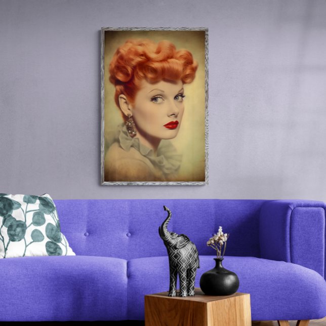 Lucille Ball Vintage Classic, Elegante Poster (Criador carregado)