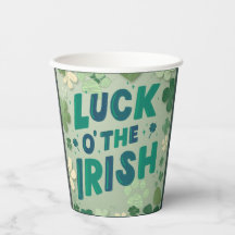 Luck o the Irish Paper cup 