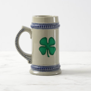 Lucky 4 caneca de cerveja de cerveja de Clover irl
