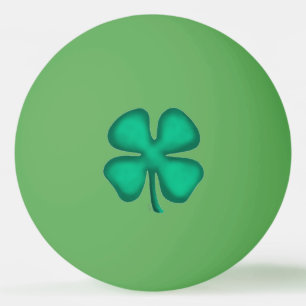 Lucky 4 Folha Irish Clover gr 1 estrela bola de pi