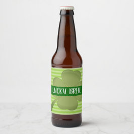 Lucky Brew, etiqueta verde Striped.