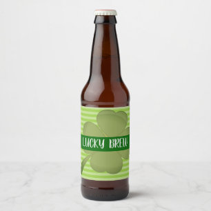 Lucky Brew, etiqueta verde Striped.