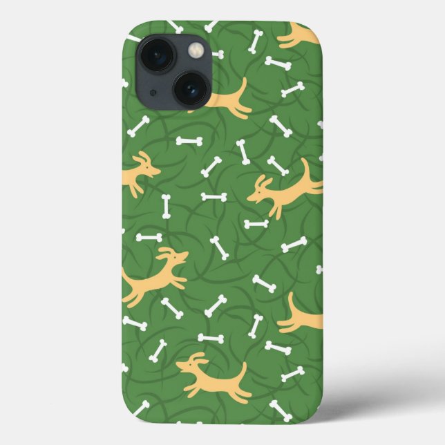 lucky dogs with bones background (Verso)