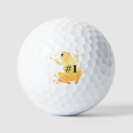 Lucky Gold Frog Illustration "#1" Custom