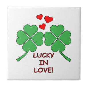 Lucky In Love Heart Clover