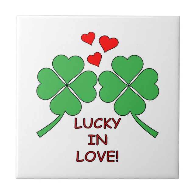 Lucky In Love Heart Clover (Frente)