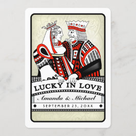 Lucky in Love - Junto com - Convite para Casamento