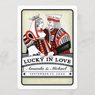 Lucky in Love - Junto com - Convite para Casamento