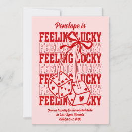 Lucky in Love Vegas - Convite à Festa de solteira