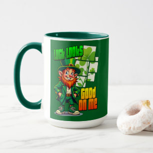 Lucky Leprechaun St Patrick’s Day Shirt – caneca