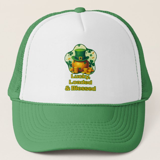 Lucky Loaded Blessed St Patrick’s Day - boné (Frente)