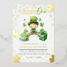 Lucky One First Birthday St Patricicks