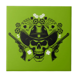 Lucky Poker Skull