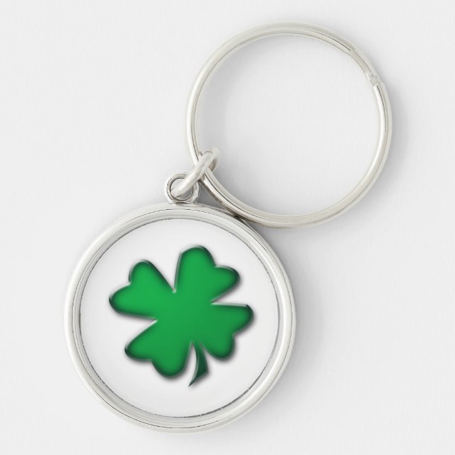 Lucky Shamrock Chaveiro (Frente)