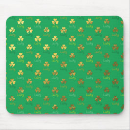 Lucky Shamrock Mousepad