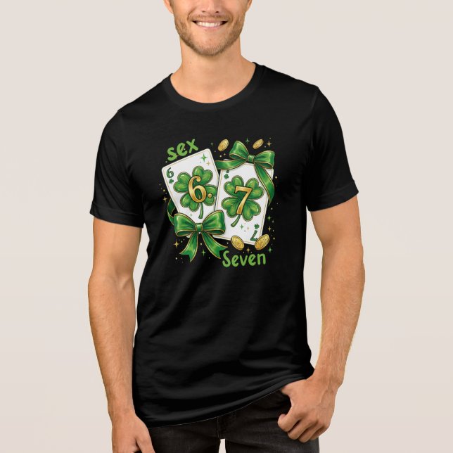 Lucky Six Seven Playing Cards, St Patricks Day (Frente)