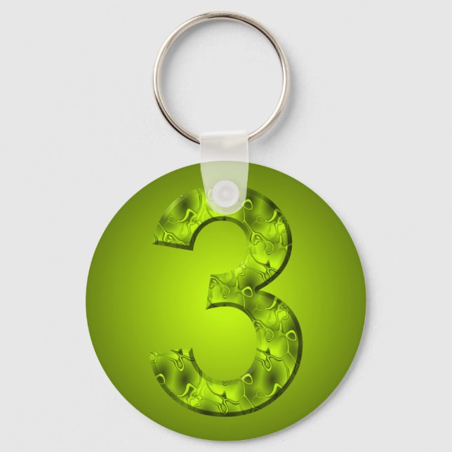 Lucky Three Nature Magic Chaveiro Verde (Frente)