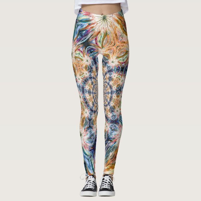Lucy Leggings #017 - Leggings de Arte Únicas (Frente)