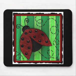 Lucy o joaninha - mousepad