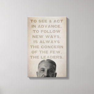 Ludwig von Mises Líderes Stretch Canvas Print
