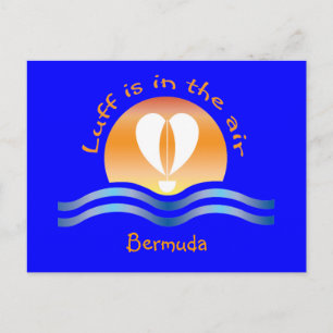 Luffers Sunset_Luff no ar Cartão postal das Bermud