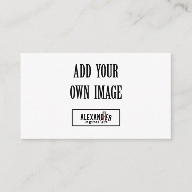 Lugar 2x3,5" Cartão horizontal de comida/local (Frente)