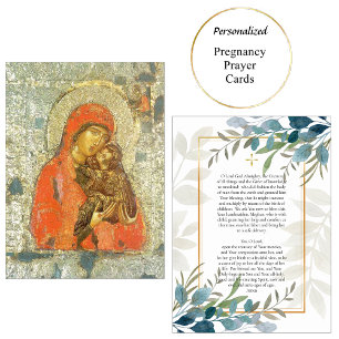 Lugar Anna e o Cartão de Oração à Gravidez Theotokos