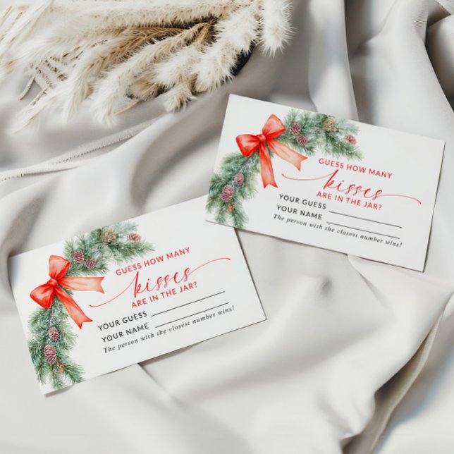 Lugar Arco Vermelho Natal Quantos Kisses Cartão de Jogo  (Criador carregado)