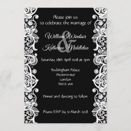 Lugar branco sobre fundo negro Convite para Casame