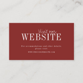 Lugar Burgundy site de tipografia moderna Inserir cartão