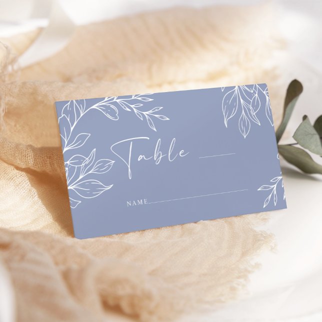 Lugar Cartão de Acompanhamento de Casamento Simples Flor (Criador carregado)