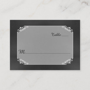 Lugar Cartão de Escolta de Casamento de Conselho Chalk I