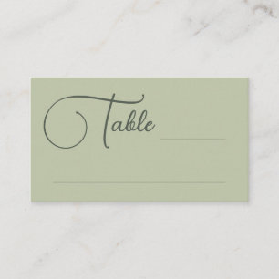 Lugar Cartão de Escolta de Casamento de Mesa de Script B
