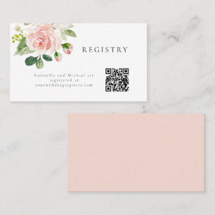Lugar Cartão de Informações do Registro de Casamento Flo