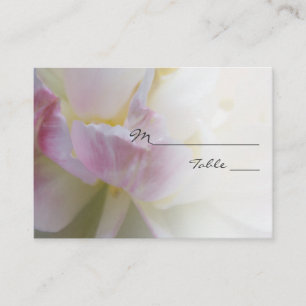 Lugar Cartão de Local de Casamento com Flor de Tulipa Ro