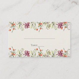 Lugar Cartão de Local de Casamento de Prados de Flores S