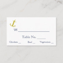 Cartão de Local de Casamento de Praia da Anchor Ná